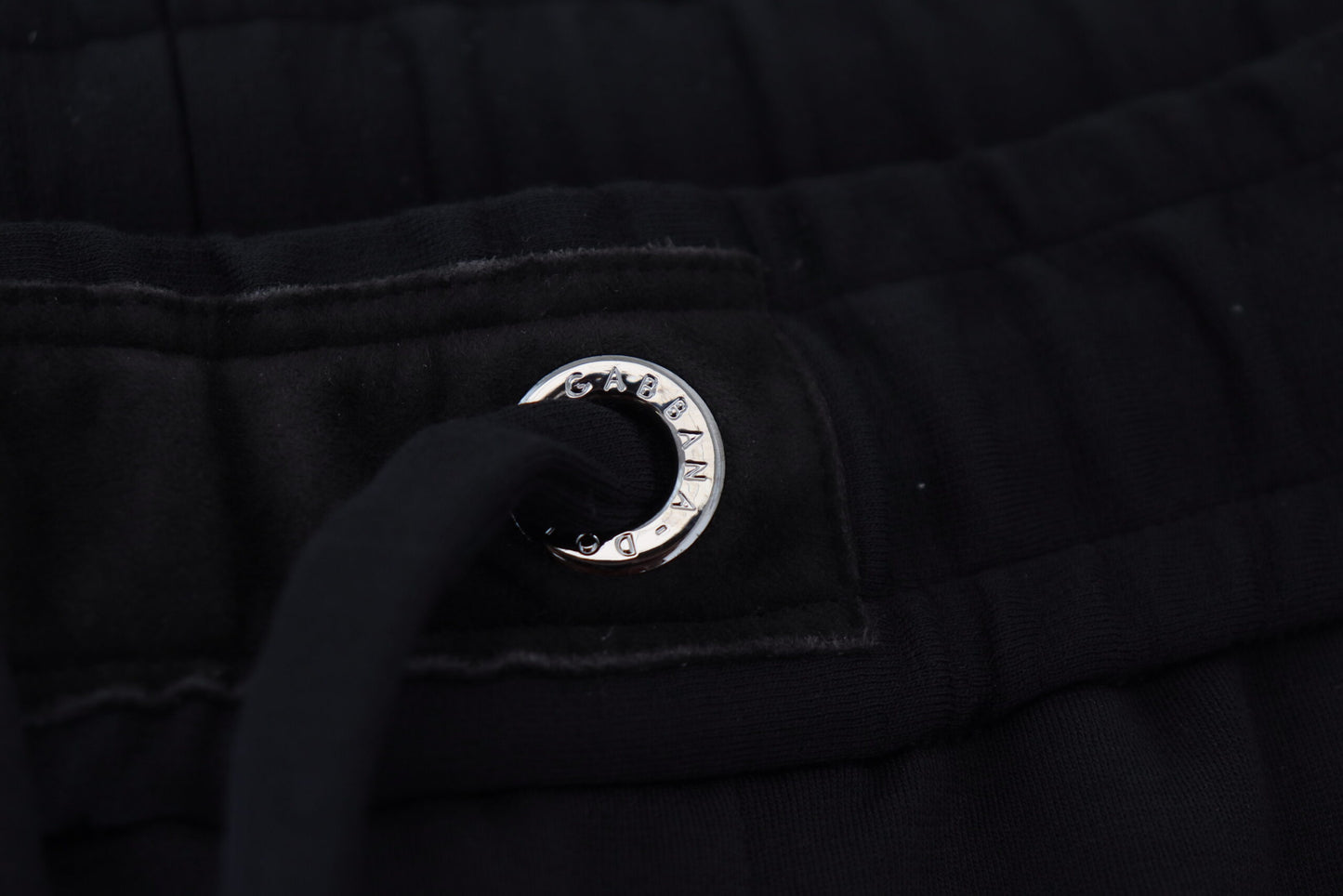 Dolce & Gabbana Pantalones de Chándal de Lana Negros Deportivos para Hombre