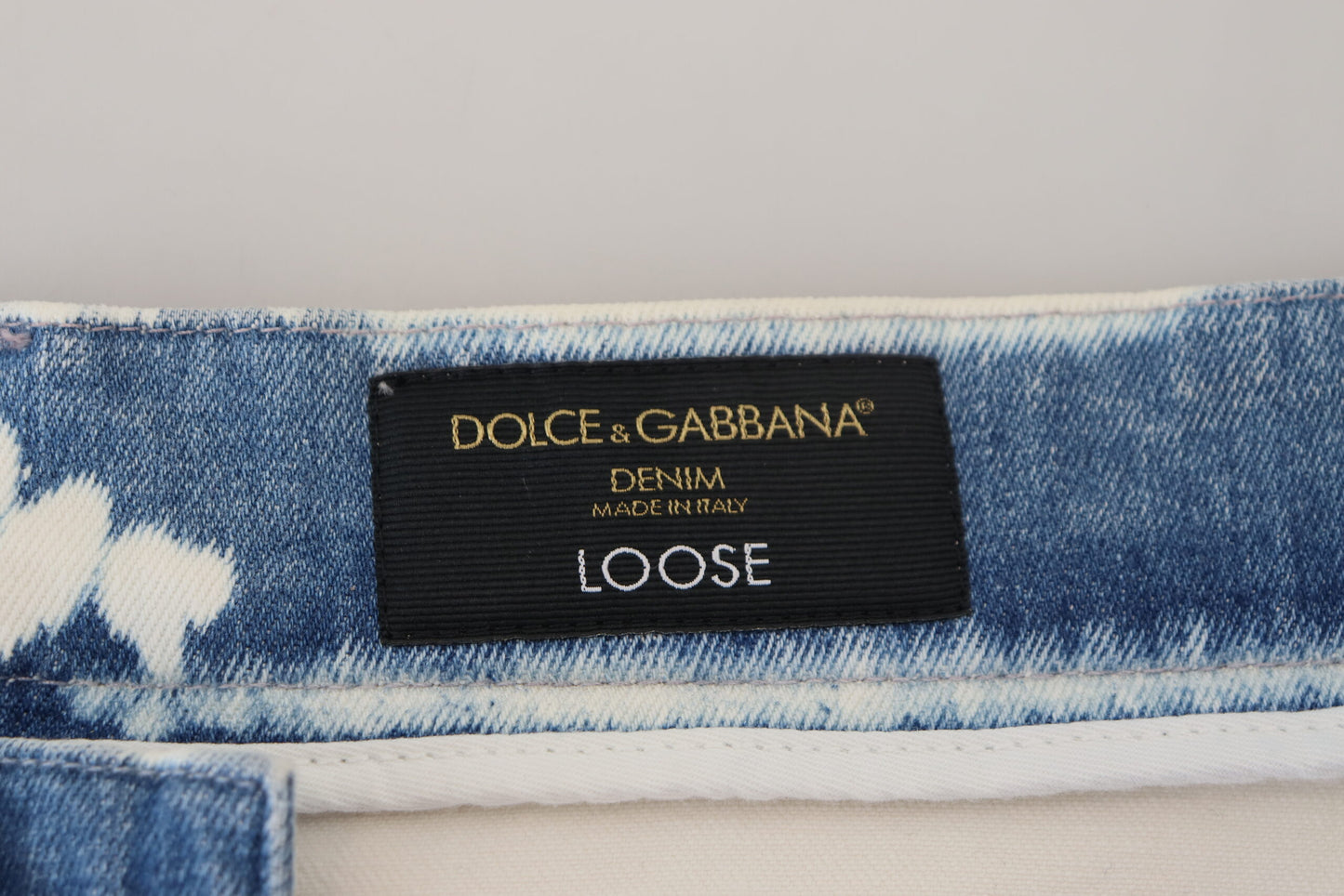 Vaqueros Dolce & Gabbana Blue Ceasar de algodón y corte holgado