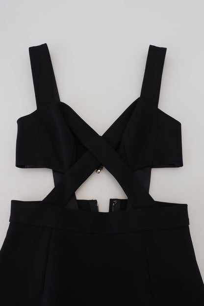 Vestido Midi Ceñido Dolce & Gabbana Negro de Viscosa