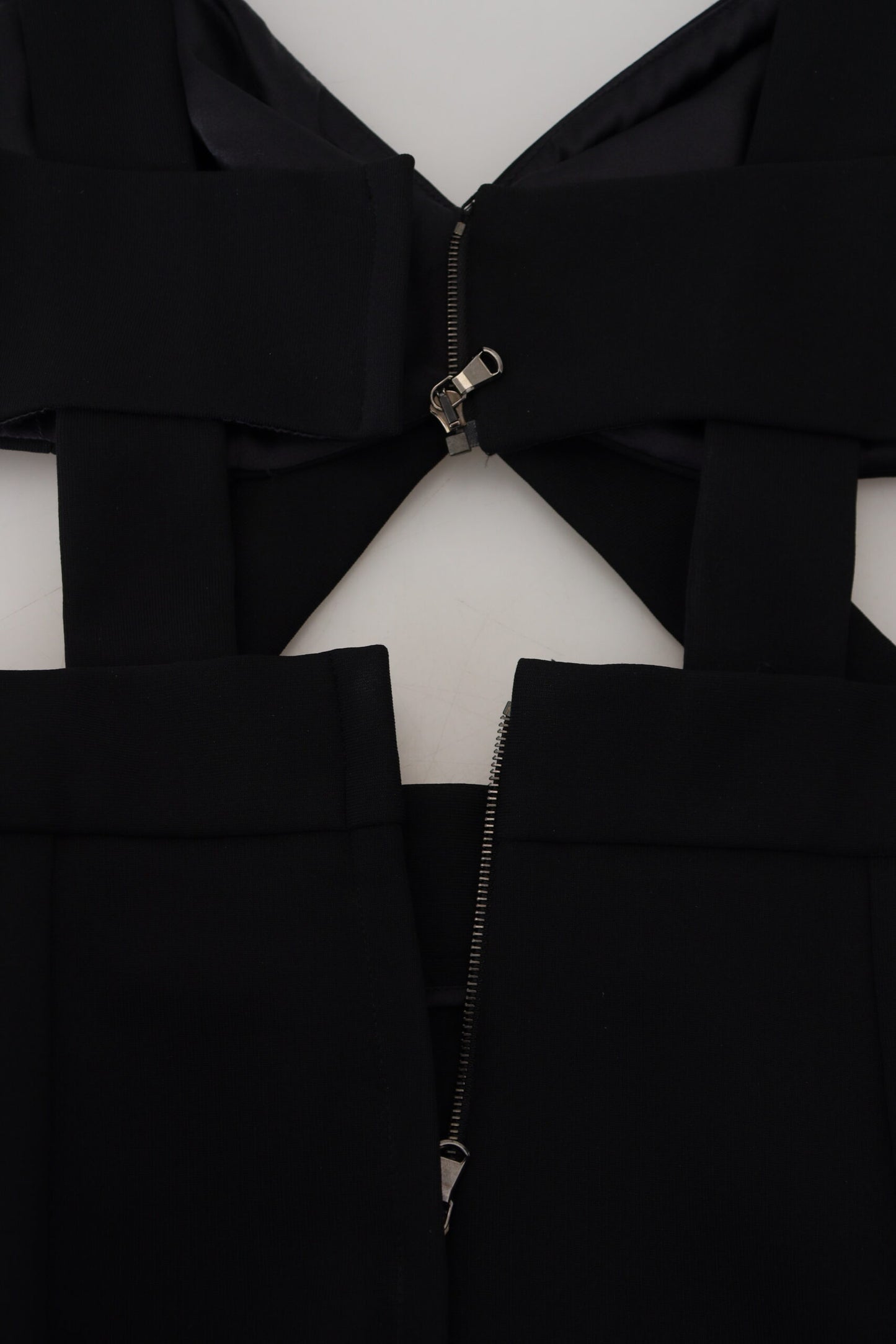 Vestido Midi Ceñido Dolce & Gabbana Negro de Viscosa