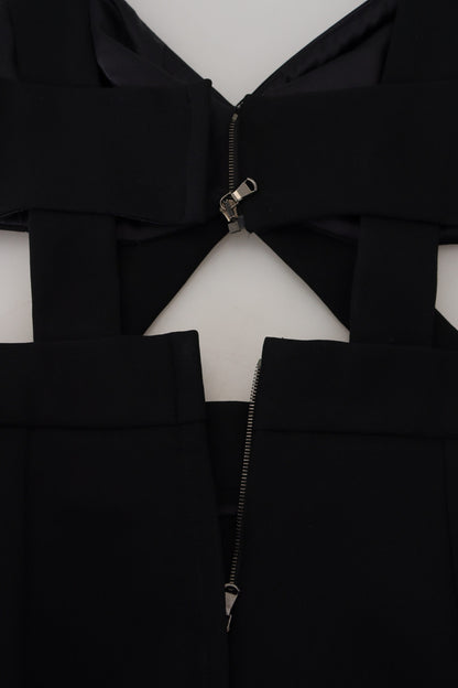 Vestido Midi Ceñido Dolce & Gabbana Negro de Viscosa
