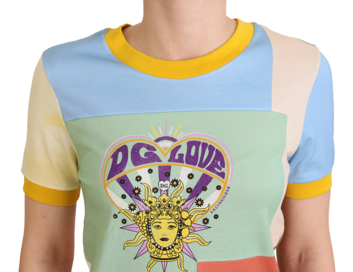 Dolce & Gabbana Algodón Multicolor DG Love Patchwork