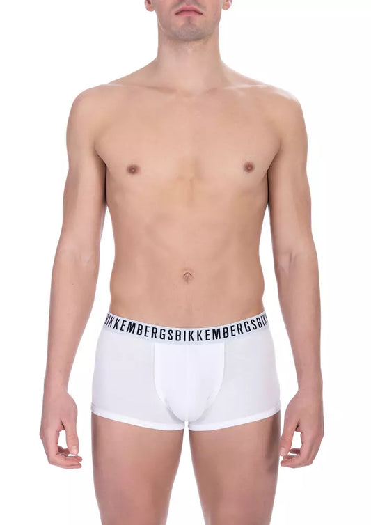 Bóxer Bikkembergs de algodón blanco para hombre