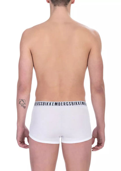 Bóxer Bikkembergs de algodón blanco para hombre