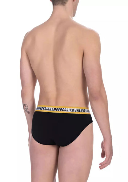 Bóxer de Algodón Negro para Hombre Bikkembergs