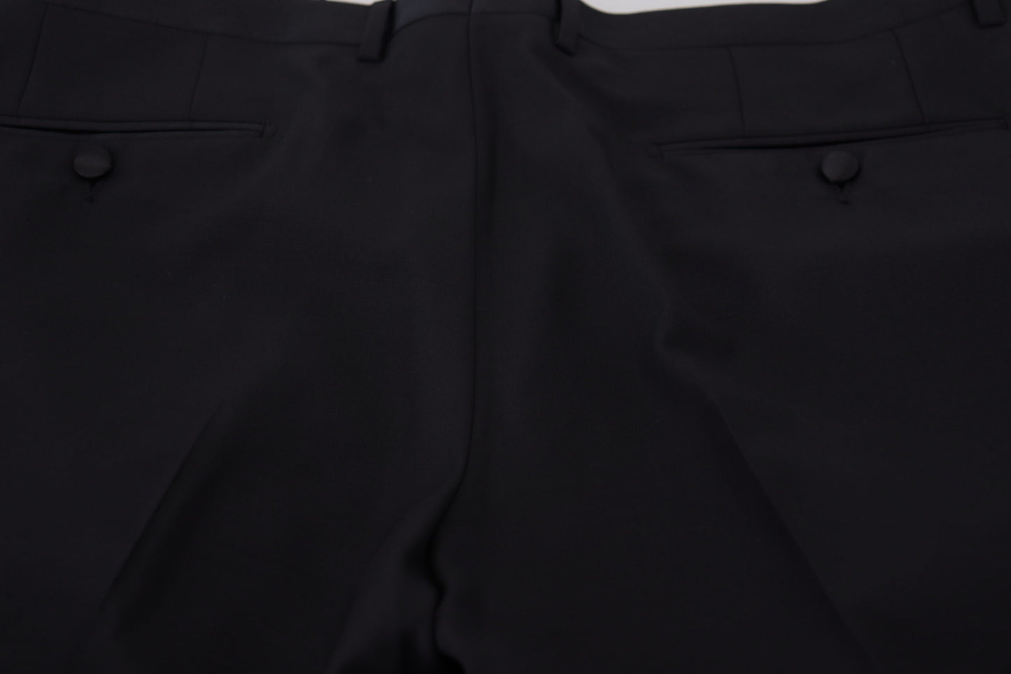 Vestido negro Dolce & Gabbana Pantalón de lana y seda
