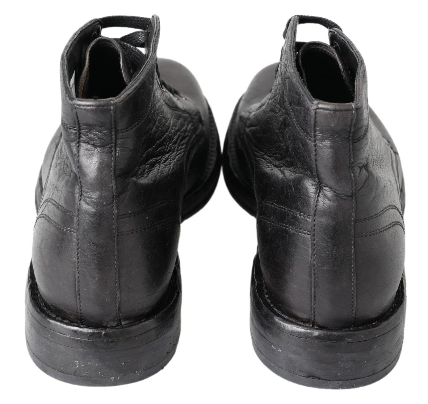 Botas Perugino Dolce & Gabbana de piel de caballo negras