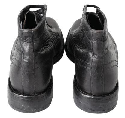 Botas Perugino Dolce & Gabbana de piel de caballo negras