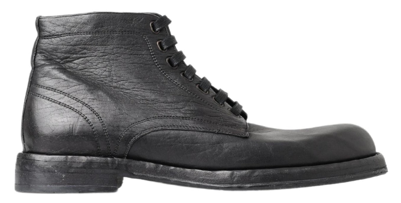 Botas Perugino Dolce & Gabbana de piel de caballo negras