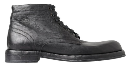 Botas Perugino Dolce & Gabbana de piel de caballo negras