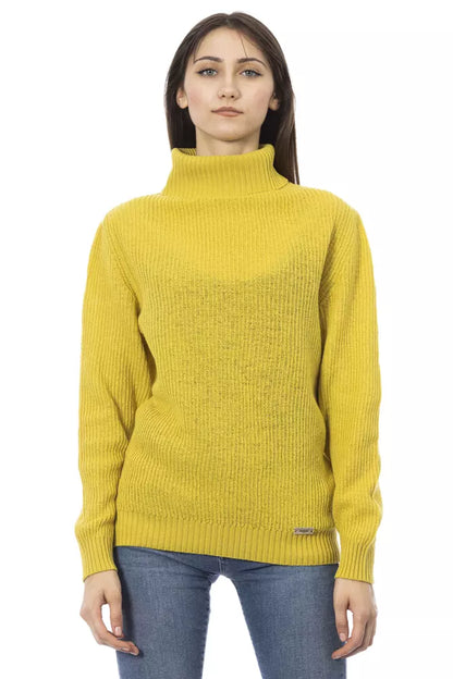 Suéter de lana amarillo Baldinini Trend para mujer