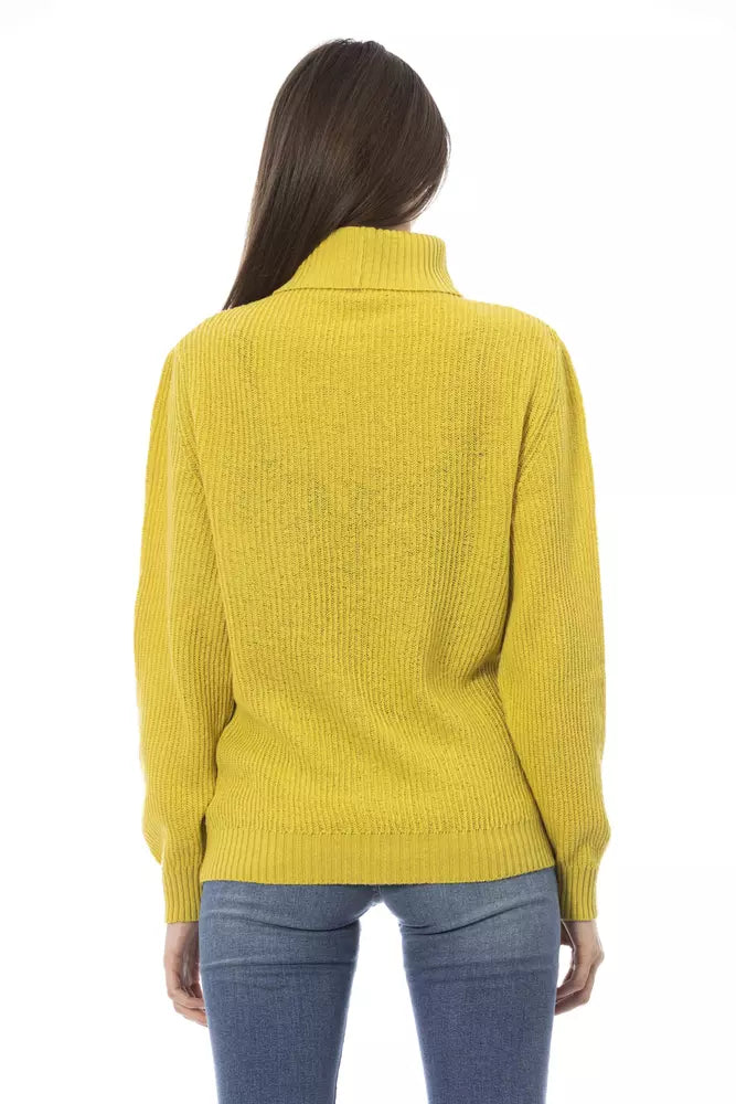 Suéter de lana amarillo Baldinini Trend para mujer