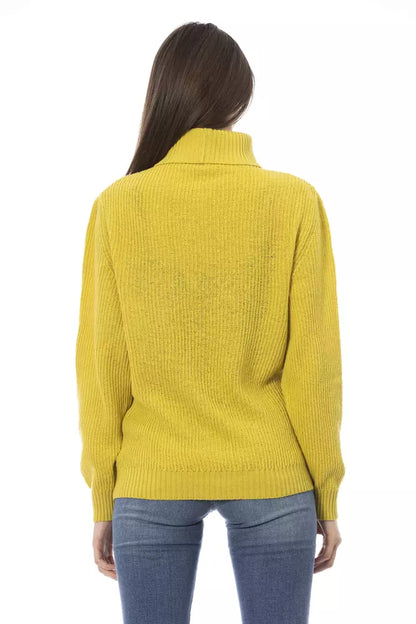 Suéter de lana amarillo Baldinini Trend para mujer