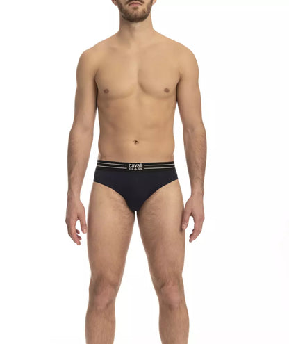 Pack de ropa interior Cavalli Class de algodón azul para hombre