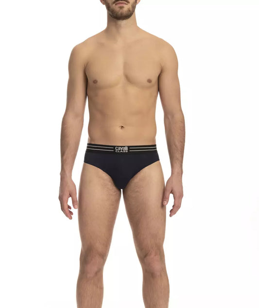 Pack de ropa interior Cavalli Class de algodón azul para hombre
