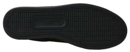 Zapatillas Clásicas Dolce & Gabbana de Piel Negra y Dorada