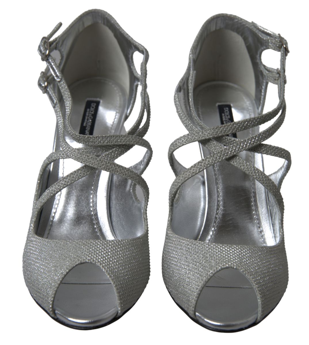 Zapatos de tacón Dolce & Gabbana Silver Shimmers Sandals