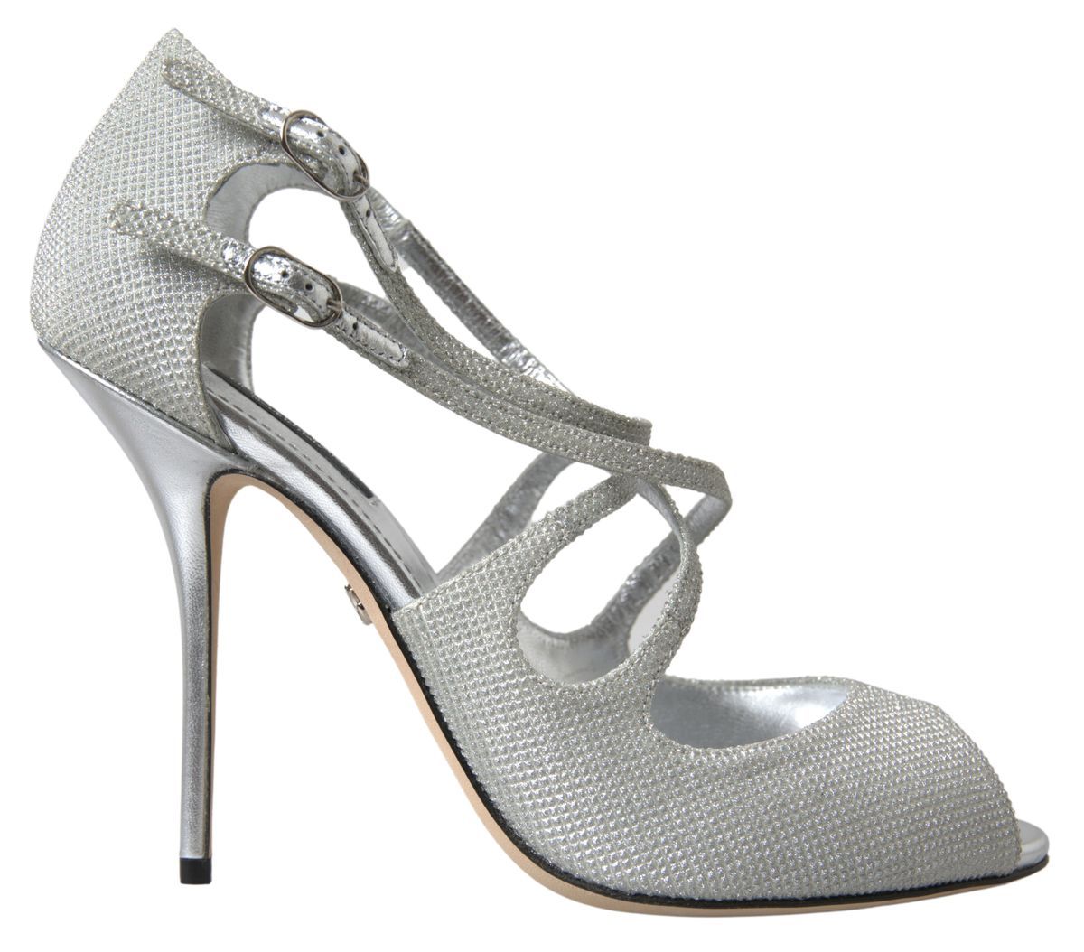 Zapatos de tacón Dolce & Gabbana Silver Shimmers Sandals