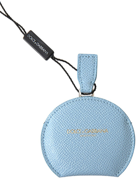 Porta Espejo de Piel de Becerro Azul Claro de Dolce & Gabbana