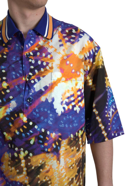 Camiseta polo de algodón con estampado Luminaire de Dolce & Gabbana para hombre