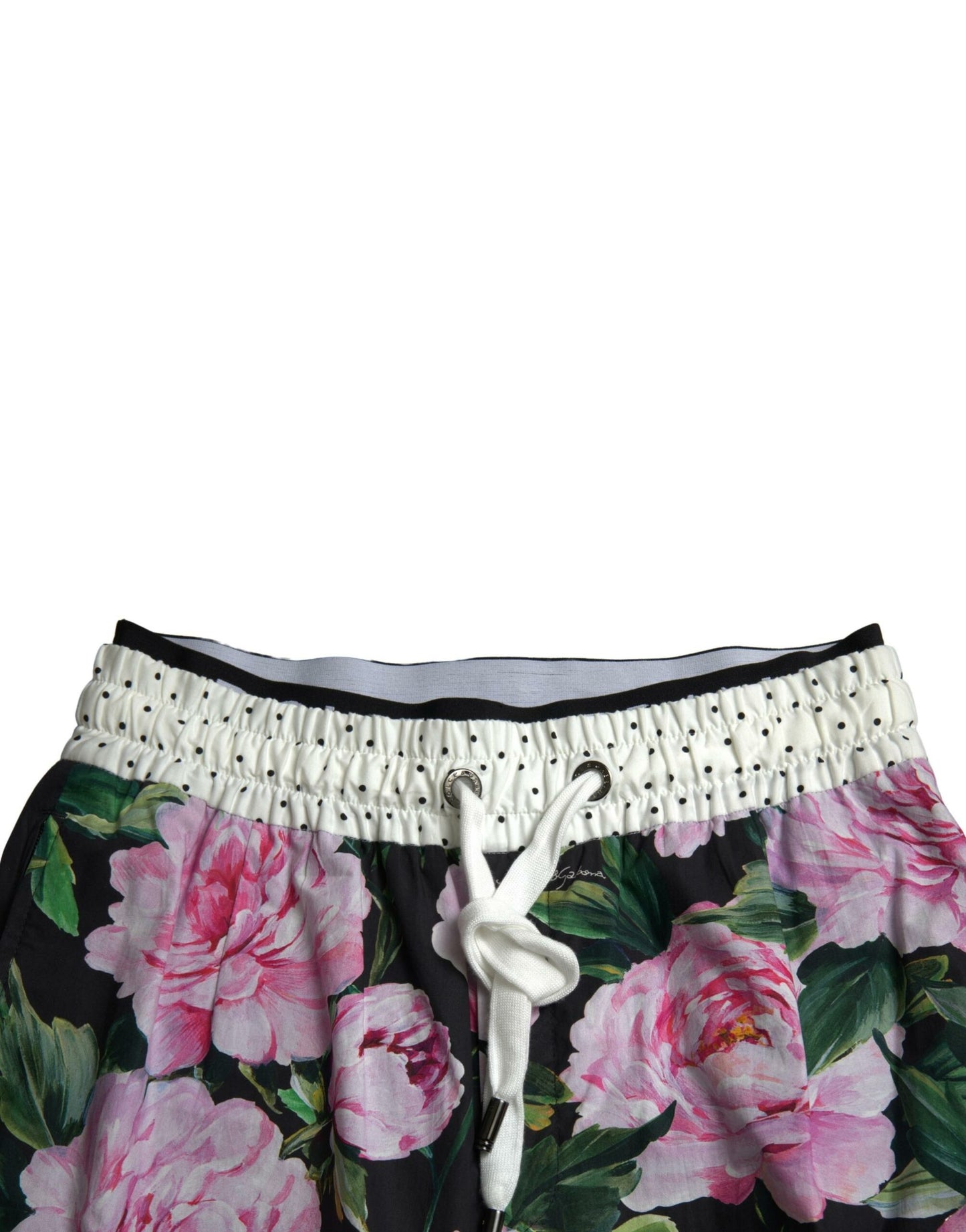 Pantalones de algodón para hombre Dolce & Gabbana Multicolor Peony Joggers