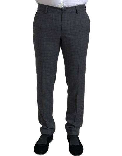 Traje de dos piezas cruzado gris MARTINI de Dolce & Gabbana