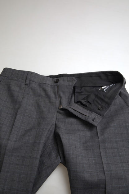Traje de dos piezas cruzado gris MARTINI de Dolce & Gabbana