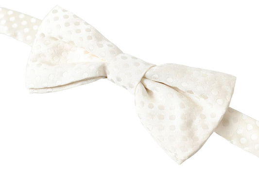 Pajarita Papillon Ajustable Dolce & Gabbana con Estampado Ivory Fantasy