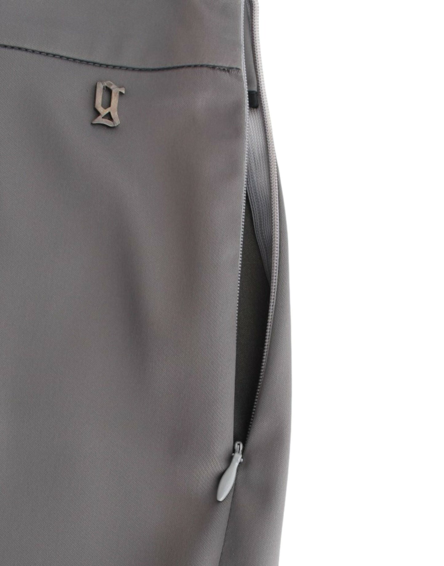 Pantalones entallados grises John Galliano