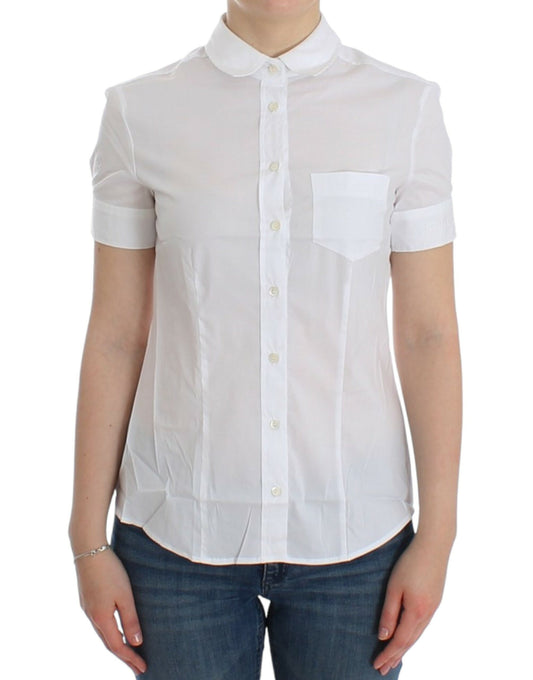 John Galliano Camisa de Algodón Blanca