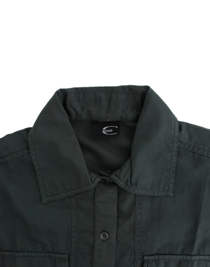 Camisa abotonada gris Cavalli