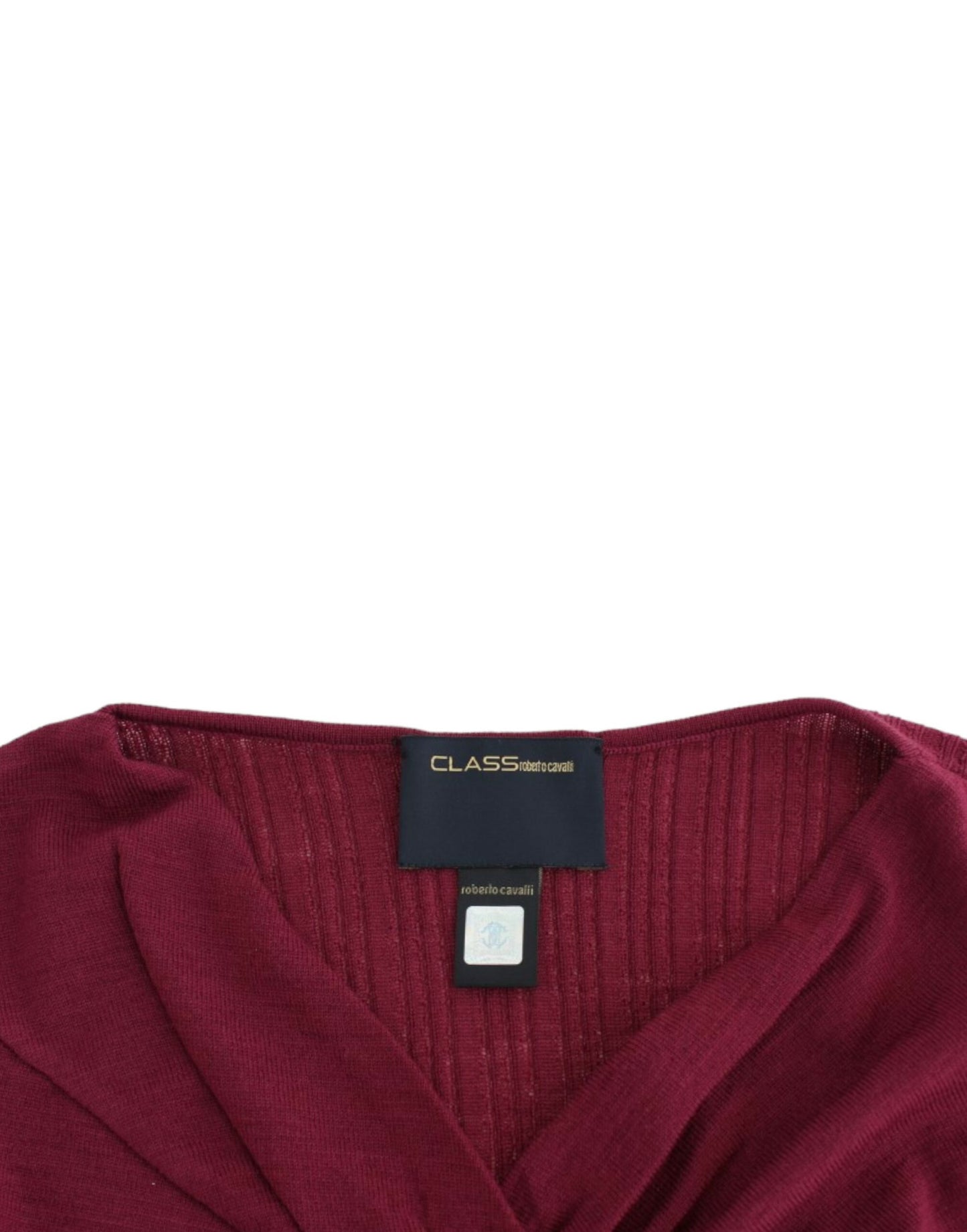 Suéter de lana tejido Cavalli Purple