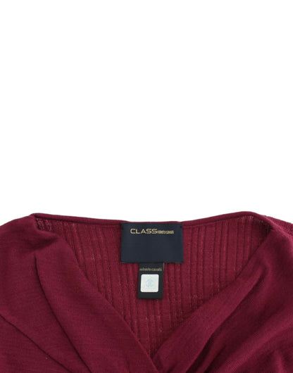Suéter de lana tejido Cavalli Purple