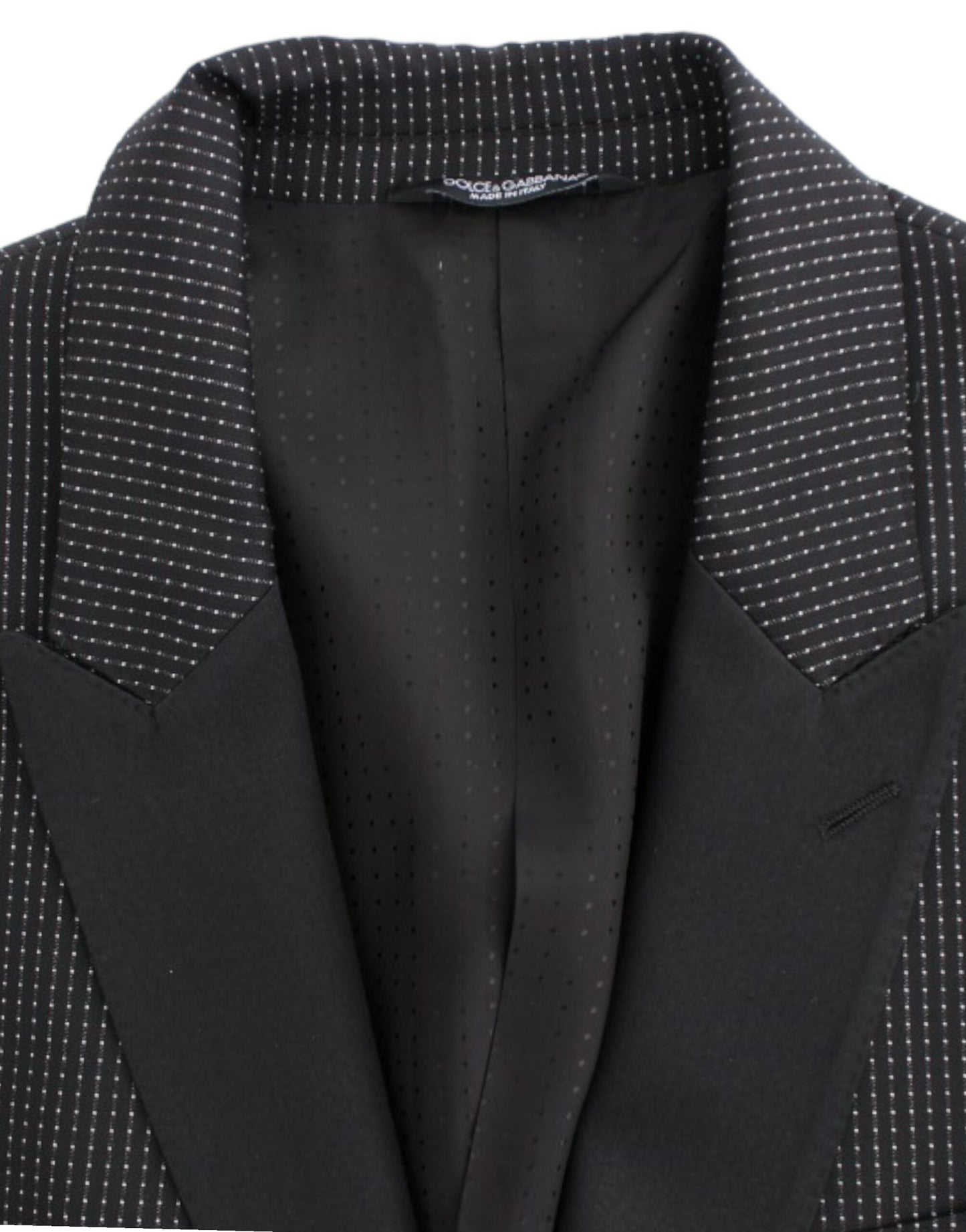 Blazer MARTINI slim Dolce & Gabbana de lana negra