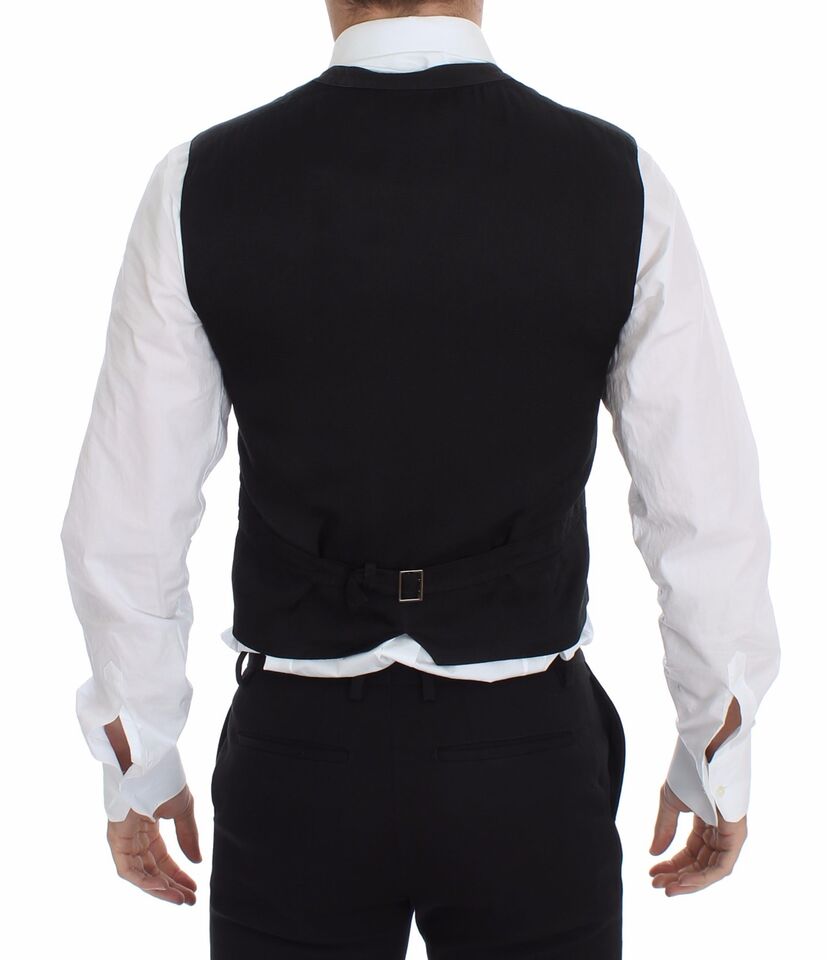 Chaleco Blazer Dolce & Gabbana de Algodón Viscosa Negro