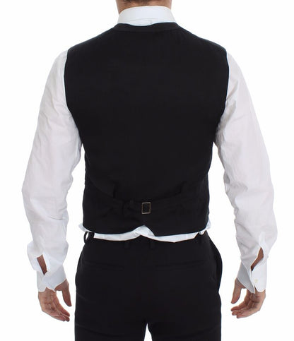 Chaleco Blazer Dolce & Gabbana de Algodón Viscosa Negro