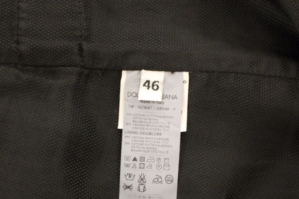 Chaleco Blazer Dolce & Gabbana de Algodón Viscosa Negro
