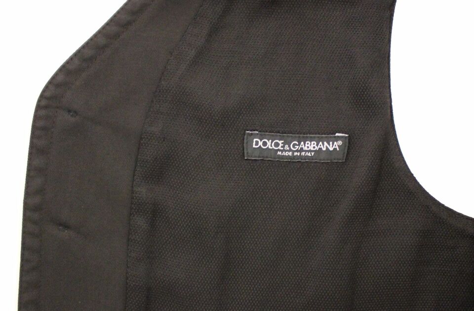 Chaleco Blazer Dolce & Gabbana de Algodón Viscosa Negro