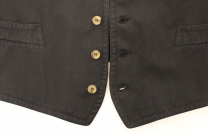 Chaleco Blazer Dolce & Gabbana de Algodón Viscosa Negro