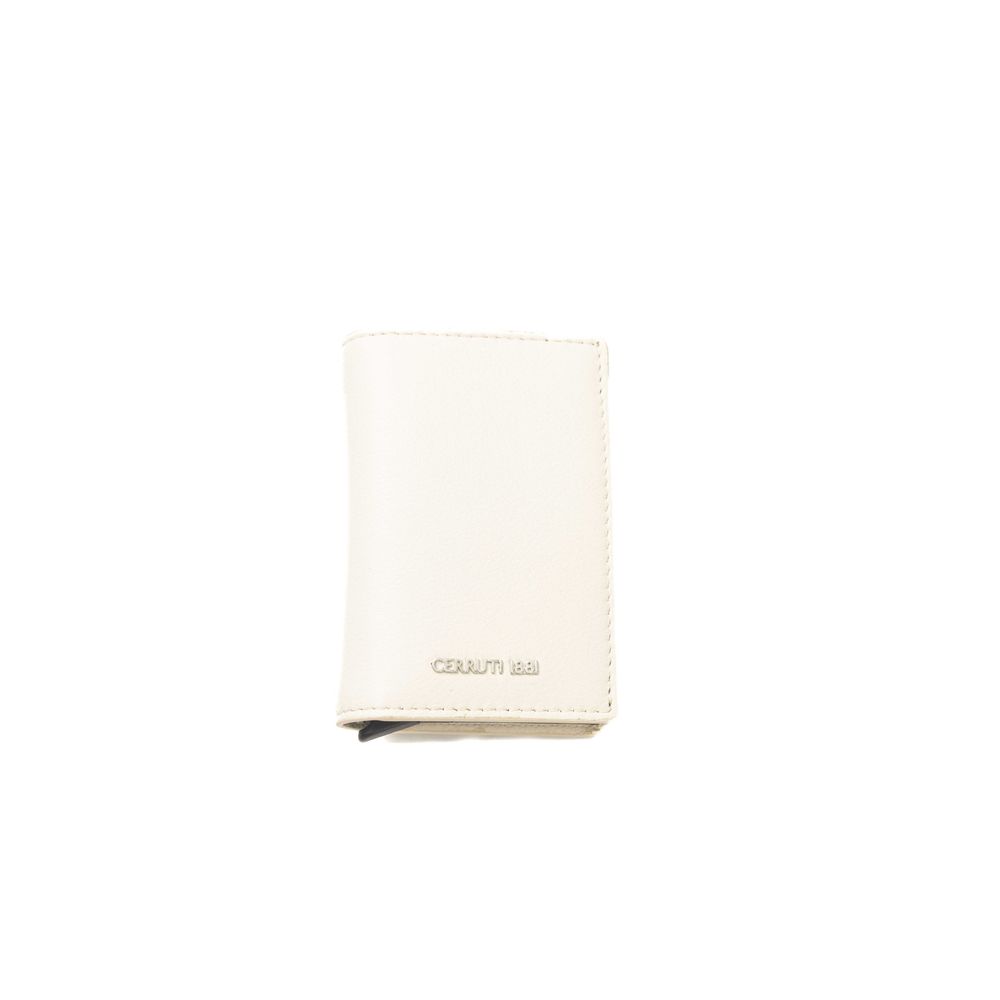 Cerruti 1881 Cartera de hombre de piel de becerro beige