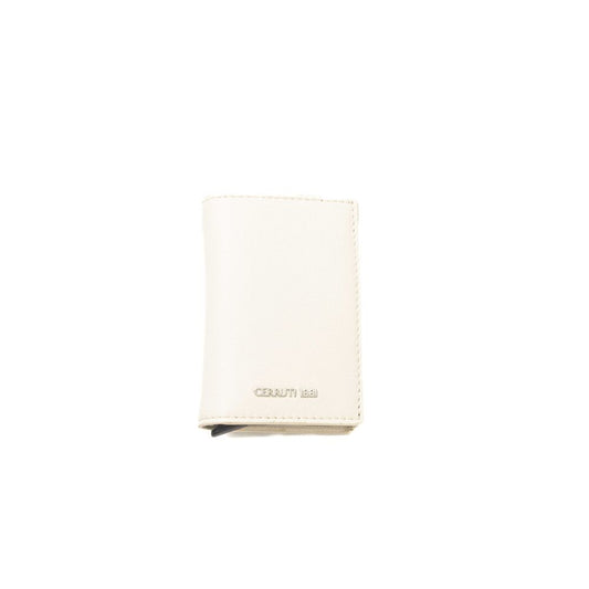 Cerruti 1881 Cartera de hombre de piel de becerro beige