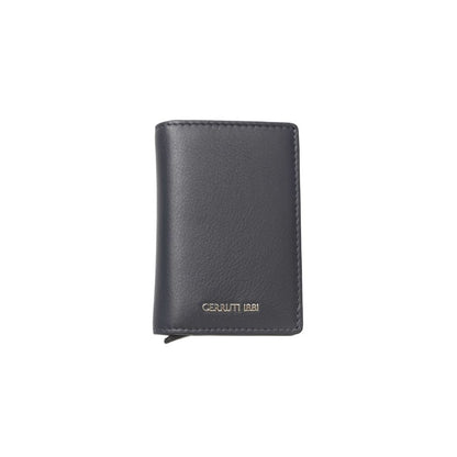 Billetera de hombre Cerruti 1881 de piel de becerro azul