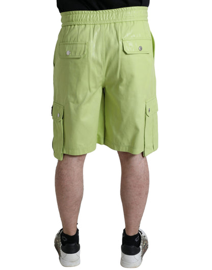 Bermudas cargo de hombre Dolce & Gabbana de algodón verde claro
