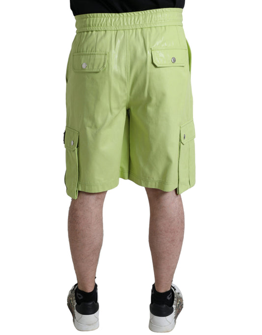 Bermudas cargo de hombre Dolce & Gabbana de algodón verde claro