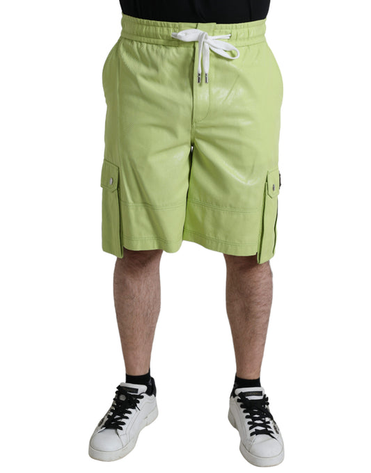 Bermudas cargo de hombre Dolce & Gabbana de algodón verde claro