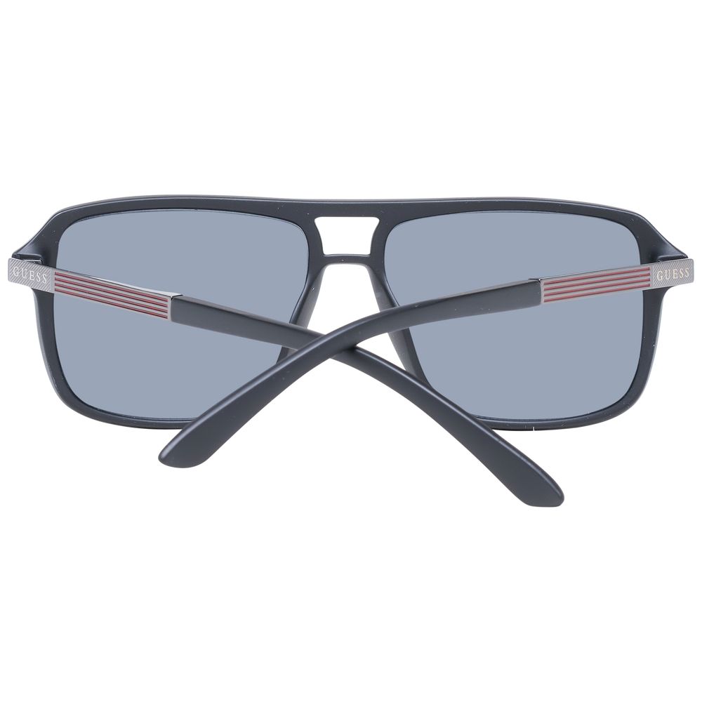 Lunettes de soleil Guess en plastique noir