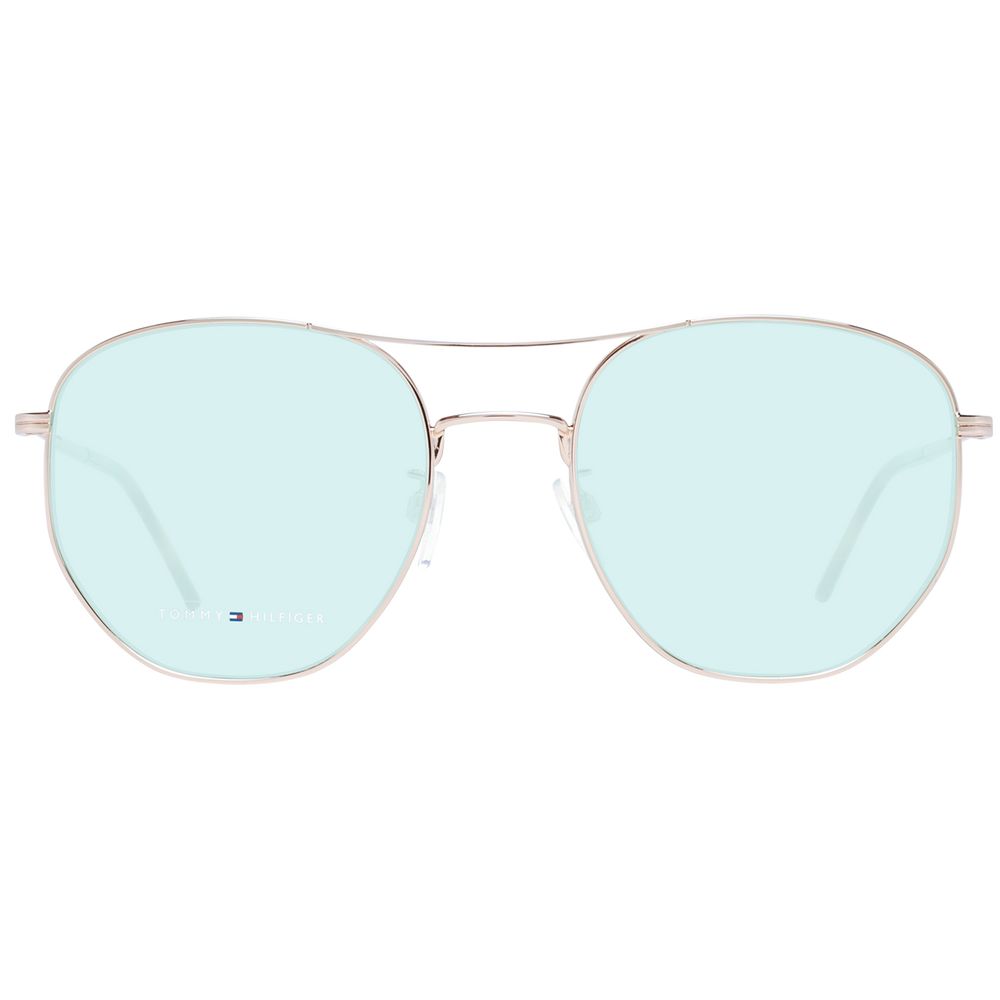 Gafas de sol Tommy Hilfiger de metal oro rosado