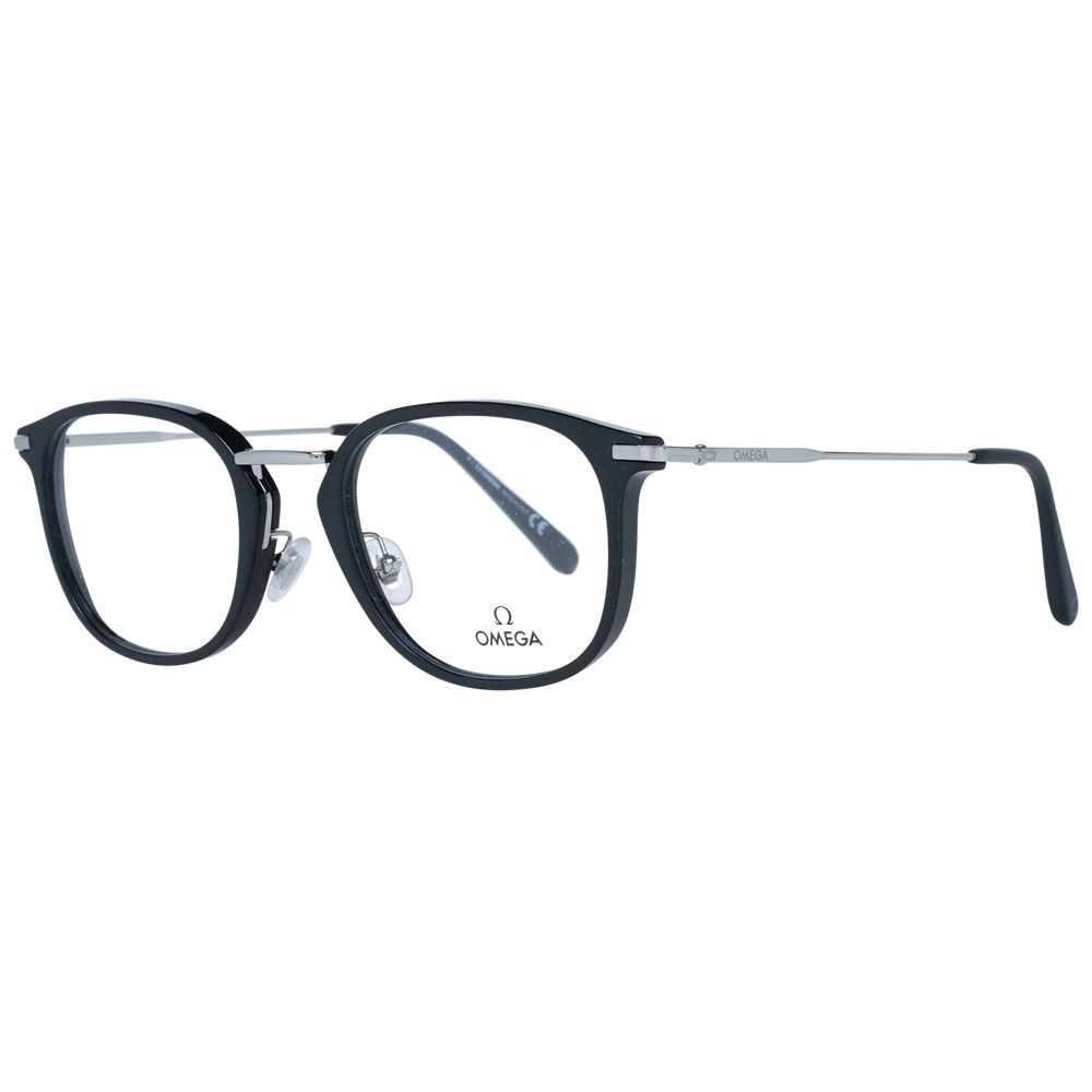 Gafas (montura) de metal y plástico Omega Black