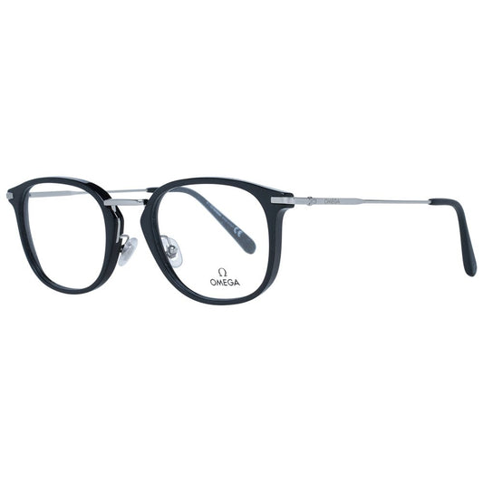 Gafas (montura) de metal y plástico Omega Black