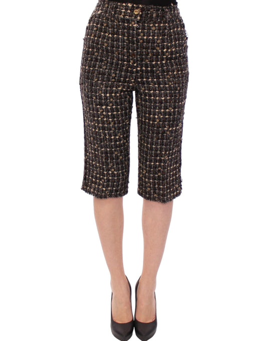 Pantalones cortos de lana multicolor Dolce & Gabbana